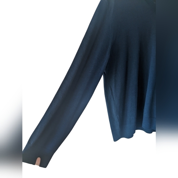 Banana Republic Men's Merino Wool V-Neck Sweater Navy Size XL - Picture 3 of 7